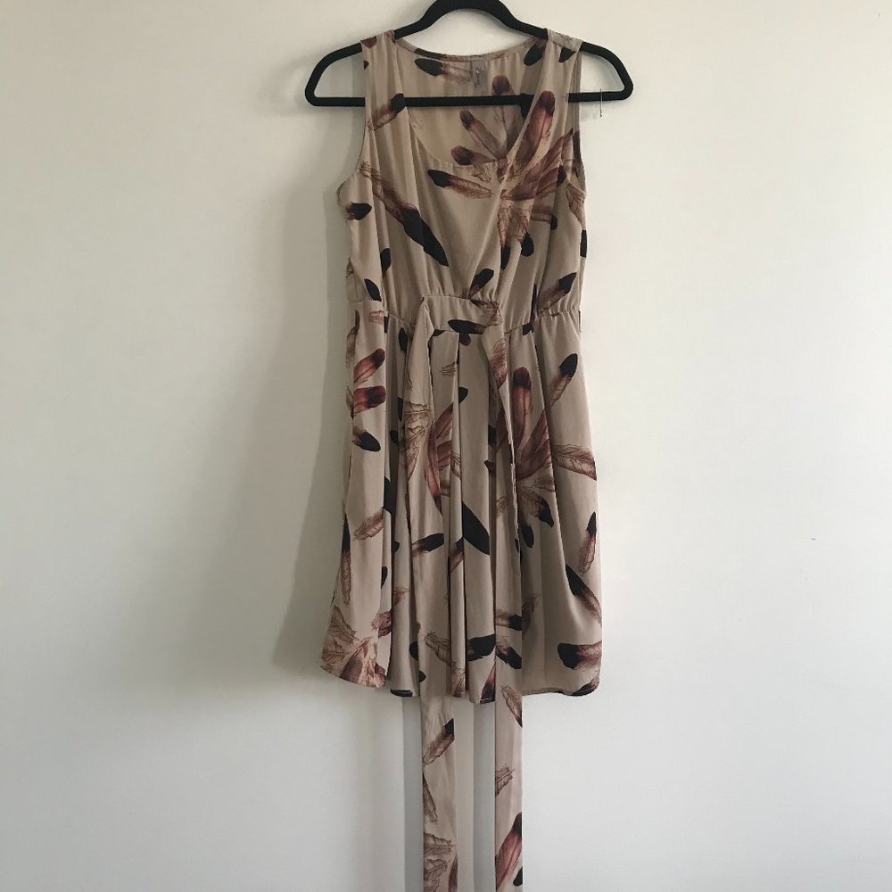 Francesca's feather dress